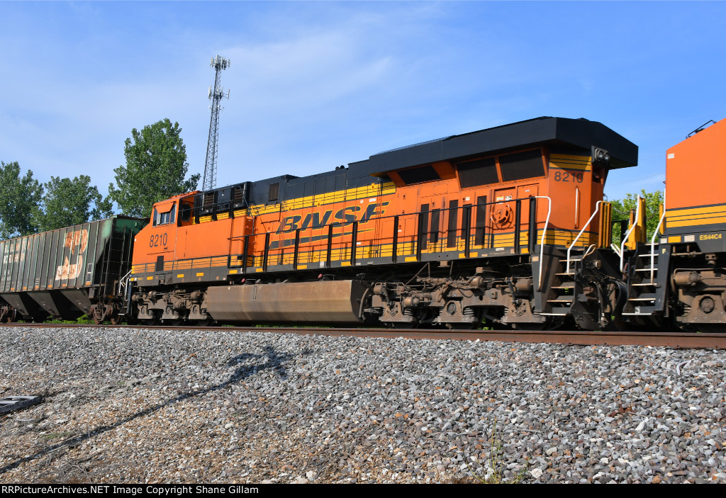 BNSF 8210 Roster shot.